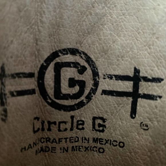 Circle G Corral Boot Co. Cowboy Boots with Swarovski Crystals Gray 11 - Picture 10 of 14